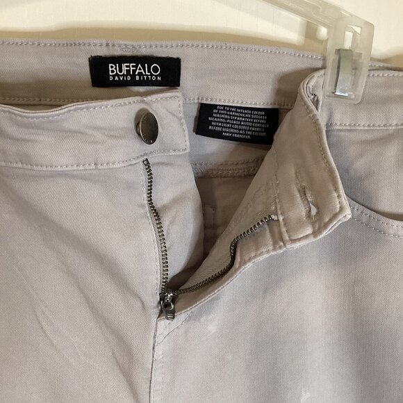 Buffalo David Bitton Aubrey Women's Pants Size 12 Stretchy High Rise Slim Leg - Picture 3 of 8